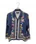 NYBG（-）の古着「Floral Border Long Sleeve Thompson Shirt」｜ネイビー