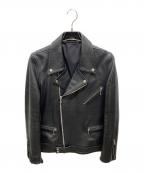 MAGINEマージン）の古着「ダブルライダースジャケット」｜ブラック