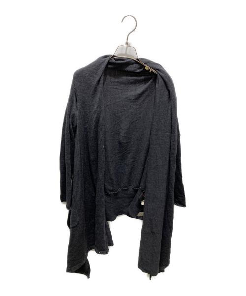 LIMI feu（リミフゥ）LIMI feu (リミフゥ) 変形カーディガン グレー サイズ:記載無しの為実寸参照の古着・服飾アイテム