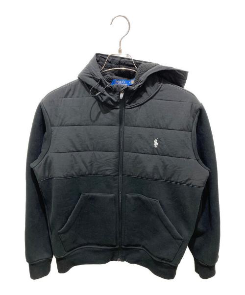 POLO RALPH LAUREN（ポロ・ラルフローレン）POLO RALPH LAUREN (ポロ・ラルフローレン) 切替中綿ジャケット ブラック サイズ:Mの古着・服飾アイテム