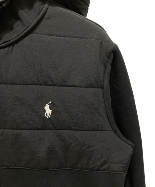 POLO RALPH LAUREN（ポロ・ラルフローレン）POLO RALPH LAUREN (ポロ・ラルフローレン) 切替中綿ジャケット ブラック サイズ:Mの古着・服飾アイテム