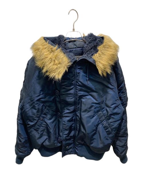 ALPHA（アルファ）ALPHA (アルファ) N-2B ECW PARKA ネイビー サイズ:Lの古着・服飾アイテム