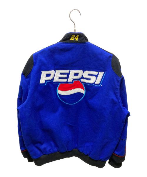 NASCAR（ナスカー）NASCAR (ナスカー) レーシングジャケット ブルー サイズ:Lの古着・服飾アイテム