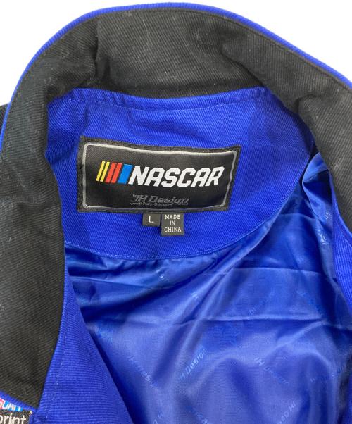 NASCAR（ナスカー）NASCAR (ナスカー) レーシングジャケット ブルー サイズ:Lの古着・服飾アイテム