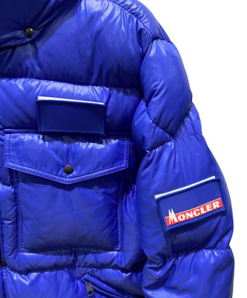 MONCLER（モンクレール）MONCLER (モンクレール) FRAGMENT DESIGN (フラグメントデザイン) ANTHEM／ダウンジャケット　アンセム ブルー サイズ:1の古着・服飾アイテム