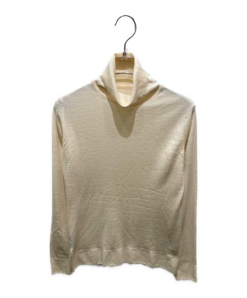 JOHN SMEDLEY（ジョンスメドレー）JOHN SMEDLEY (ジョンスメドレー) タートルネックニット ベージュ サイズ:記載なしの為実寸参照の古着・服飾アイテム