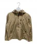 POLO RALPH LAURENポロ・ラルフローレン）の古着「ポニー刺繍コットンナイロンフーデットジャケット」｜ブラウン