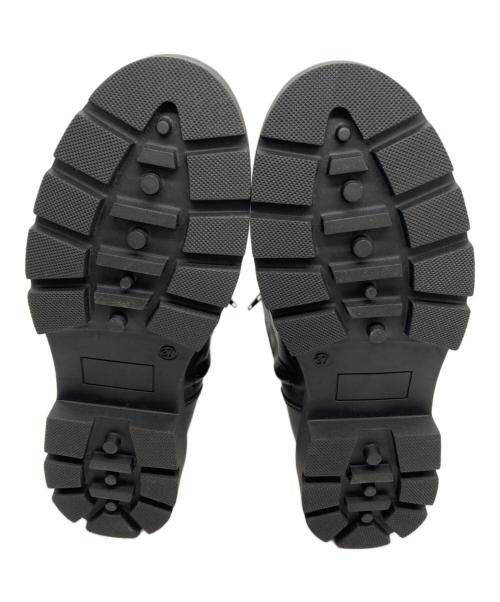 FABIO RUSCONI（ファビオルスコーニ）FABIO RUSCONI (ファビオルスコーニ) レースアップブーツ ブラック サイズ:37の古着・服飾アイテム