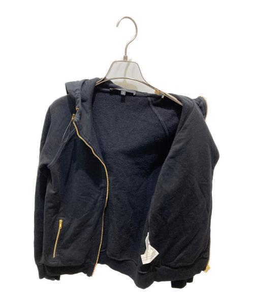 GUCCI（グッチ）GUCCI (グッチ) インターロッキングハート×スタッズジップパーカー ブラック サイズ:Sの古着・服飾アイテム