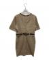 LAUREN RALPH LAUREN (ローレンラルフローレン) ベルテッドワンピース ブラウン サイズ:Ｍ：7000円