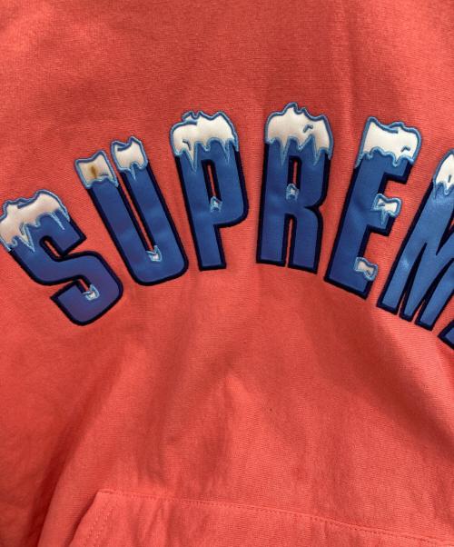 SUPREME（シュプリーム）SUPREME (シュプリーム) Icy Arc Hooded Sweatshirt　アイシー アーク フーディー スウェットシャツ ピンク サイズ:XLの古着・服飾アイテム