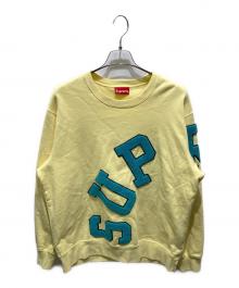 SUPREME（シュプリーム）の古着「BIG ARC CREWNECK　ビッグアーチロゴクルーネックスウェット」｜イエロー