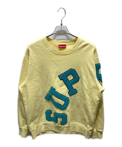 SUPREME（シュプリーム）SUPREME (シュプリーム) BIG ARC CREWNECK　ビッグアーチロゴクルーネックスウェット イエロー サイズ:XLの古着・服飾アイテム