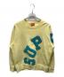 SUPREME（シュプリーム）の古着「BIG ARC CREWNECK　ビッグアーチロゴクルーネックスウェット」｜イエロー