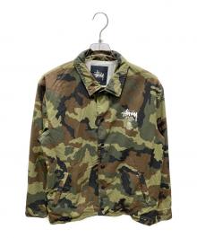 stussy（ステューシー）の古着「カモフラコーチジャケット」｜グリーン