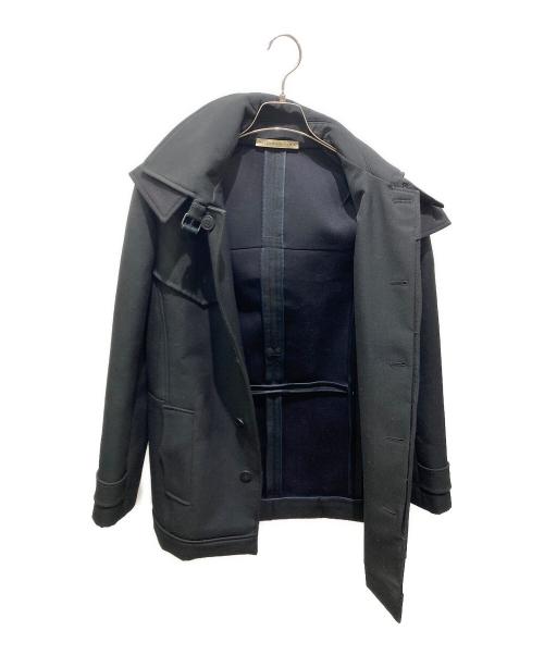 BALENCIAGA（バレンシアガ）BALENCIAGA (バレンシアガ) フード付比翼ジャケット ブラック サイズ:46の古着・服飾アイテム