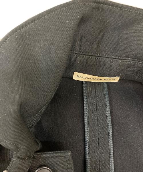 BALENCIAGA（バレンシアガ）BALENCIAGA (バレンシアガ) フード付比翼ジャケット ブラック サイズ:46の古着・服飾アイテム