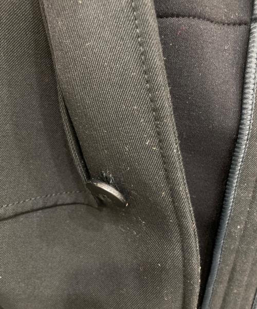 BALENCIAGA（バレンシアガ）BALENCIAGA (バレンシアガ) フード付比翼ジャケット ブラック サイズ:46の古着・服飾アイテム