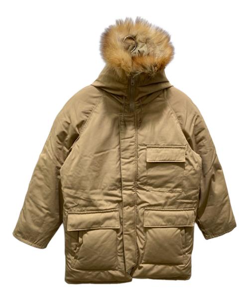DOWN by schott（ダウン バイ ショット）DOWN by schott (ダウン バイ ショット) ダウンジャケット カーキ サイズ:Mの古着・服飾アイテム