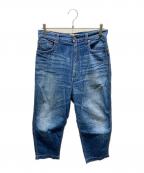 JUNYA WATANABE COMME des GARCONS(ジュンヤワタナベ コムデギャルソン）の古着「サルエルデニムパンツ」｜インディゴ