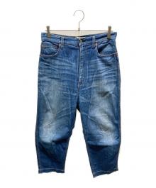 JUNYA WATANABE COMME des GARCONS（(ジュンヤワタナベ コムデギャルソン）の古着「サルエルデニムパンツ」｜インディゴ