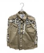 AiEエーアイイー）の古着「切替ウエスタンシャツ」｜ベージュ