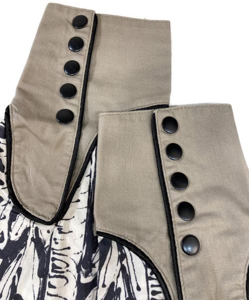 AiE（エーアイイー）AiE (エーアイイー) 切替ウエスタンシャツ ベージュ サイズ:Ｓの古着・服飾アイテム