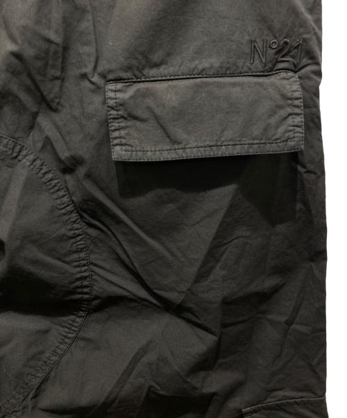 N°21 numero ventuno（ヌメロヴェントゥーノ）N°21 NUMERO VENTUNO (ヌメロヴェントゥーノ) 5B PANTALONE TESSUTO ブラック サイズ:46の古着・服飾アイテム