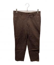 tricot COMME des GARCONS（トリココムデギャルソン）の古着「ストライプパンツ」｜ブラウン