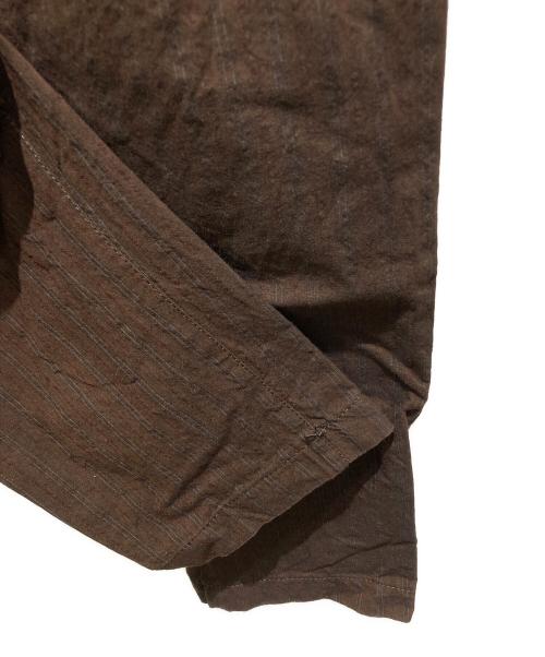 tricot COMME des GARCONS（トリココムデギャルソン）tricot COMME des GARCONS (トリココムデギャルソン) ストライプパンツ ブラウン サイズ:Sの古着・服飾アイテム