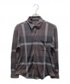 BLACK LABEL CRESTBRIDGEブラックレーベル クレストブリッジ）の古着「チェックシャツ」｜ブラウン