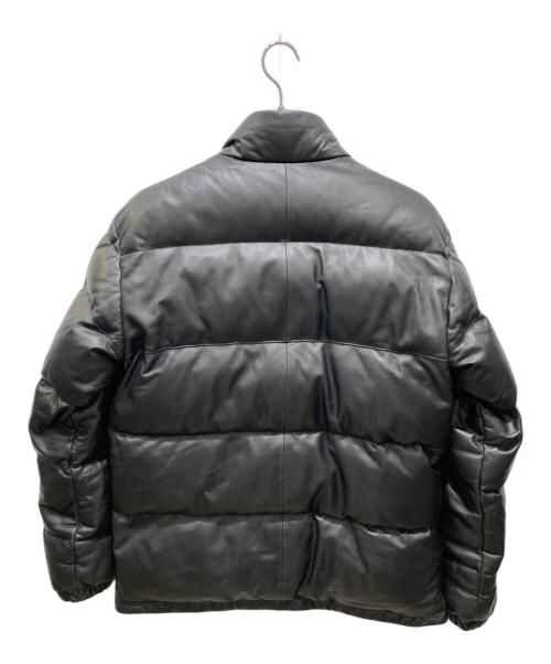 Retro Grade（レトログレード）Retro Grade (レトログレード) ラムレザーダウンジャケット ブラック サイズ:XLの古着・服飾アイテム