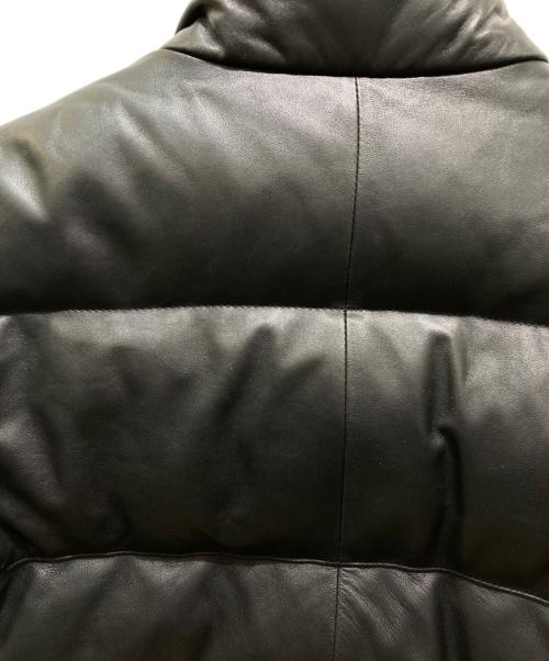 Retro Grade（レトログレード）Retro Grade (レトログレード) ラムレザーダウンジャケット ブラック サイズ:XLの古着・服飾アイテム