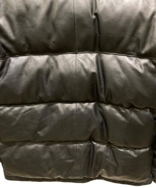 Retro Grade（レトログレード）Retro Grade (レトログレード) ラムレザーダウンジャケット ブラック サイズ:XLの古着・服飾アイテム