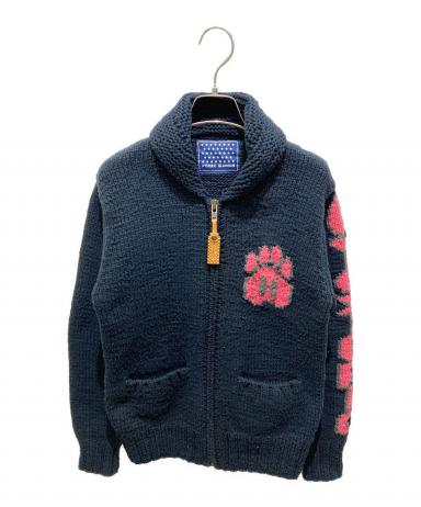 HYSTERIC GLAMOUR カウチンニットカーディガン　キャットモチーフ Amazon.co.jp: ヒステリックグラマーカウチンセーターバッチ付き猫