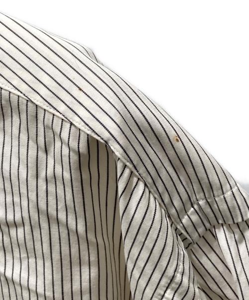 RRL（ダブルアールエル）RRL (ダブルアールエル) ストライプシャツ ホワイト サイズ:Ｍの古着・服飾アイテム
