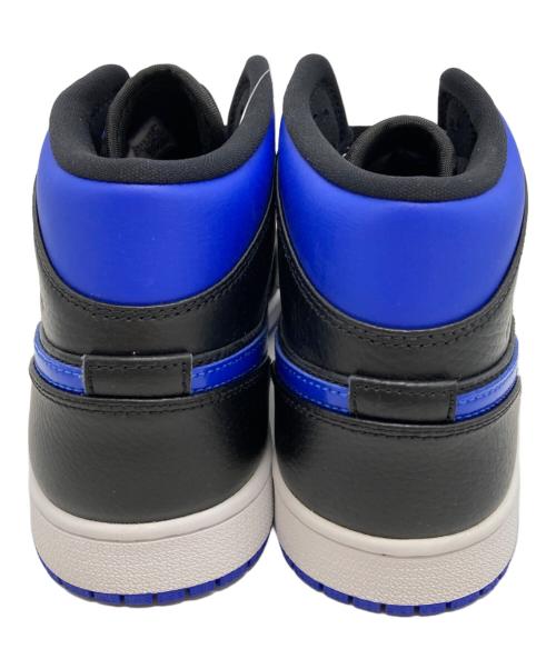 NIKE（ナイキ）NIKE (ナイキ) AIR JORDAN 1 MID　エア ジョーダン 1 ミッド ブルー×ブラック サイズ:26.5の古着・服飾アイテム