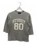 stussy（ステューシー）の古着「フットボールTシャツ」｜グレー