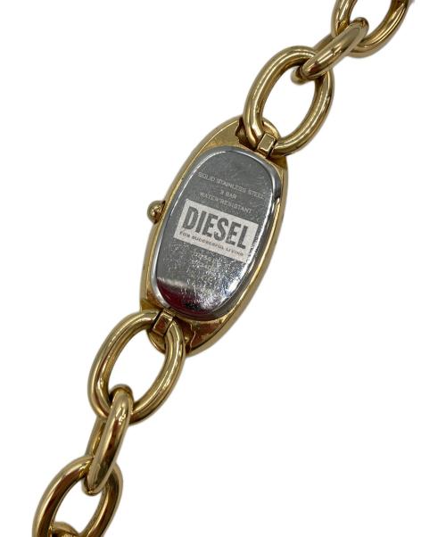 DIESEL（ディーゼル）DIESEL (ディーゼル) D-Era Two -Hand Gold-Tone Stainless Steel Watch ゴールドの古着・服飾アイテム