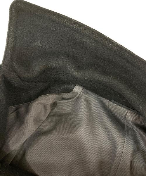 NAVAL CLOTHING FACTORY（ナバル クロージングファクトリー）NAVAL CLOTHING FACTORY (ナバル クロージングファクトリー) ウールPコート ブラック サイズ:38の古着・服飾アイテム