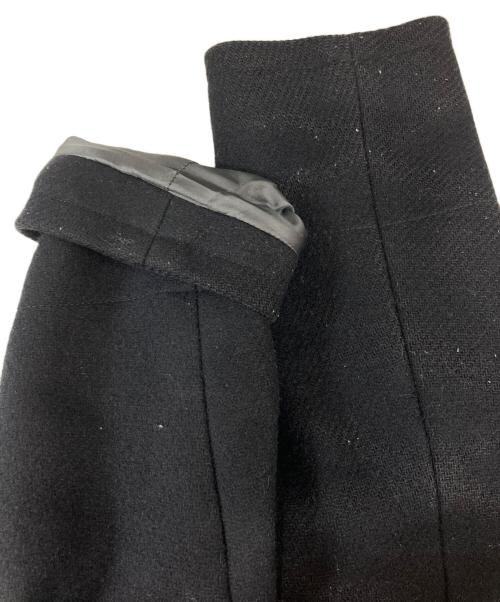 NAVAL CLOTHING FACTORY（ナバル クロージングファクトリー）NAVAL CLOTHING FACTORY (ナバル クロージングファクトリー) ウールPコート ブラック サイズ:38の古着・服飾アイテム