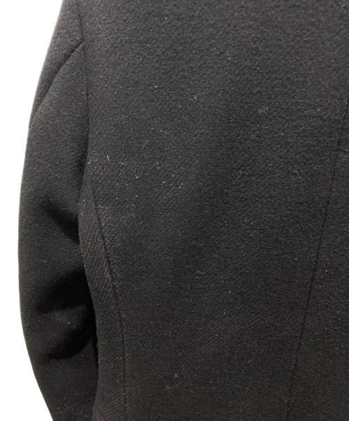 NAVAL CLOTHING FACTORY（ナバル クロージングファクトリー）NAVAL CLOTHING FACTORY (ナバル クロージングファクトリー) ウールPコート ブラック サイズ:38の古着・服飾アイテム