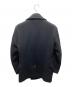NAVAL CLOTHING FACTORY (ナバル クロージングファクトリー) ウールPコート ブラック サイズ:38：9000円
