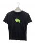 stussy（ステューシー）の古着「ロゴプリント半袖Tシャツ」｜ブラック