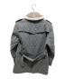 BURBERRY BLACK LABEL (バーバリーブラックレーベル) ラビットファー付キルティングコート グレー サイズ:M：18000円