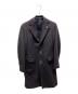 LARDINI（ラルディーニ）の古着「メルトンチェスターコート　Melton Chester Coat」｜ネイビー