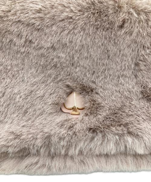 Kate Spade（ケイトスペード）Kate Spade (ケイトスペード) Betty Faux Fur Bucket Swag Bag ピンクの古着・服飾アイテム