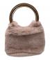 Kate Spade (ケイトスペード) Betty Faux Fur Bucket Swag Bag ピンク：7000円
