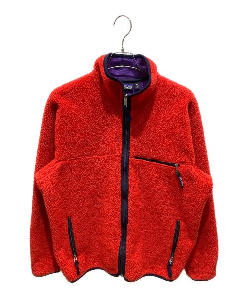 Patagonia（パタゴニア）Patagonia (パタゴニア) baby retro cardigan オレンジ サイズ:XLの古着・服飾アイテム