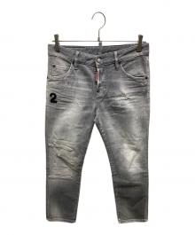 DSQUARED2（ディースクエアード）の古着「Cool Girl Cropped Jean」｜グレー